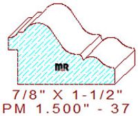 Panel Moulding 1-1/2" - 37 Panel Moulding 1-1/2" - 37