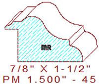 Panel Moulding 1-1/2" - 45