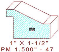Panel Moulding 1-1/2" - 27 Panel Moulding 1-1/2" - 27