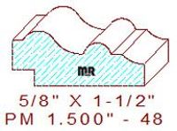 Panel Moulding 1-1/2" - 48 Panel Moulding 1-1/2" - 48