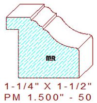 Panel Moulding 1-1/2" - 50 Panel Moulding 1-1/2" - 50
