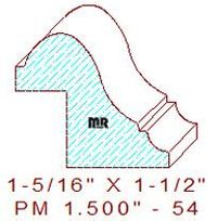 Panel Moulding 1-1/2" - 54 Panel Moulding 1-1/2" - 54