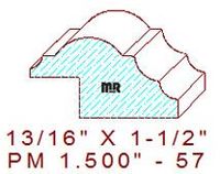 Panel Mould 1-1/2" - 57 Panel Mould 1-1/2" - 57