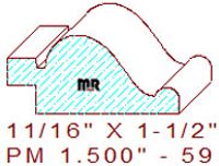 Panel Moulding 1-1/2" - 59