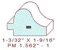 Panel Mould 1-9/16" - 1 Panel Mould 1-9/16" - 1