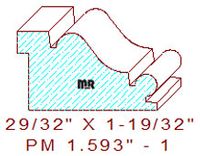 Panel Mould 1-19/32" - 1