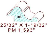 Panel Mould 1-19/32" Panel Mould 1-19/32"