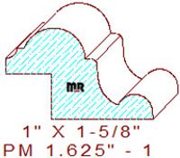 Panel Moulding 1-5/8" - 1 Panel Moulding 1-5/8" - 1