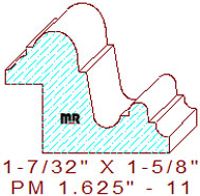 Panel Moulding 1-5/8" - 11 Panel Moulding 1-5/8" - 11