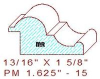 Panel Mould 1-5/8" - 15 Panel Mould 1-5/8" - 15