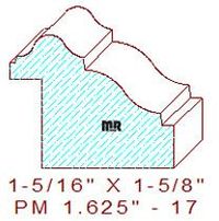 Panel Moulding 1-5/8" - 17 Panel Moulding 1-5/8" - 17