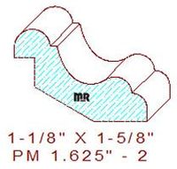 Panel Mould 1-5/8" - 2 Panel Mould 1-5/8" - 2