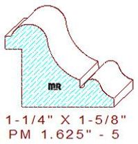 Panel Mould 1-5/8" - 5 Panel Mould 1-5/8" - 5