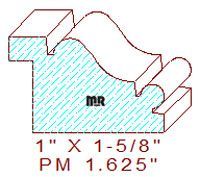 Panel Moulding 1-5/8" Panel Moulding 1-5/8"