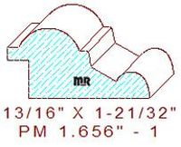 Panel Mould 1-21/32" - 1 Panel Mould 1-21/32" - 1