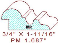 Panel Moulding 1-11/16" Panel Moulding 1-11/16"