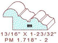 Panel Moulding 1-23/32" - 2 Panel Moulding 1-23/32" - 2