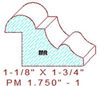 Panel Moulding 1-3/4" - 1 Panel Moulding 1-3/4" - 1