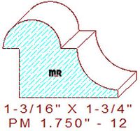 Panel Moulding 1-3/4" - 12 Panel Moulding 1-3/4" - 12