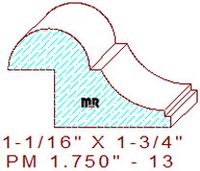 Panel Moulding 1-3/4" - 13 Panel Moulding 1-3/4" - 13