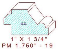 Panel Mould 1-3/4" - 19