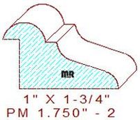 Panel Moulding 1-3/4" - 2 Panel Moulding 1-3/4" - 2