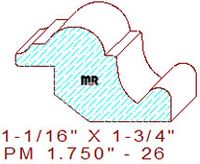 Panel Moulding 1-3/4" - 26 Panel Moulding 1-3/4" - 26