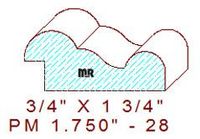 Panel Mould 1-3/4" - 28 Panel Mould 1-3/4" - 28