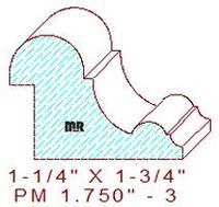 Panel Moulding 1-3/4" - 12 Panel Moulding 1-3/4" - 12