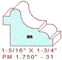 Panel Moulding 1-3/4" - 31 Panel Moulding 1-3/4" - 31