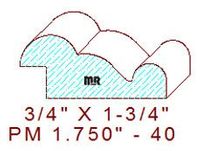 Panel Mould 1-3/4" - 40 Panel Mould 1-3/4" - 40