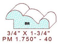 Panel Mould 1-3/4" - 40