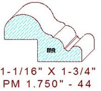 Panel Mould 1-3/4" - 44 Panel Mould 1-3/4" - 44