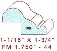 Panel Mould 1-3/4" - 44 