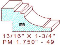 Panel Moulding 1-3/4" - 49 Panel Moulding 1-3/4" - 49