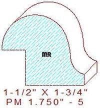 Panel Moulding 1-3/4" - 5 Panel Moulding 1-3/4" - 5