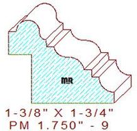 Panel Moulding 1-3/4" - 9 Panel Moulding 1-3/4" - 9
