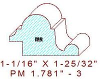 Panel Moulding 1-25/32" - 3 Panel Moulding 1-25/32" - 3