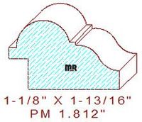 Panel Mould 1-13/16" Panel Mould 1-13/16"