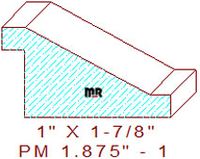 Panel Moulding 1-7/8" - 1 Panel Moulding 1-7/8" - 1