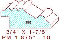 Panel Moulding 1-7/8" - 10 Panel Moulding 1-7/8" - 10