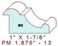 Panel Moulding 1-7/8" - 13 Panel Moulding 1-7/8" - 13