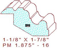 Panel Moulding 1-7/8" - 16 Panel Moulding 1-7/8" - 16