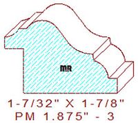 Panel Moulding 1-7/8" - 3 Panel Moulding 1-7/8" - 3