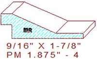 Panel Moulding 1-7/8" - 4 Panel Moulding 1-7/8" - 4