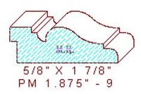 Panel Moulding 1-7/8" - 9 Panel Moulding 1-7/8" - 9