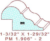 Panel Moulding 1-29/32" - 2