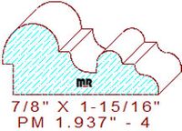 Panel Moulding 1-15/16" - 4