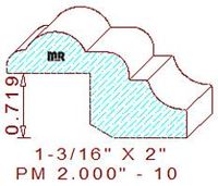 Panel Moulding 2" - 10 Panel Moulding 2" - 10