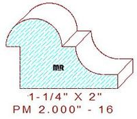 Panel Moulding 2" - 16 Panel Moulding 2" - 16